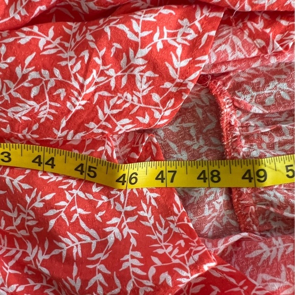 Vici Coral Kissed by the Sun High Low Pocketed Tie Front Maxi Dress Size Med - Picture 15 of 15